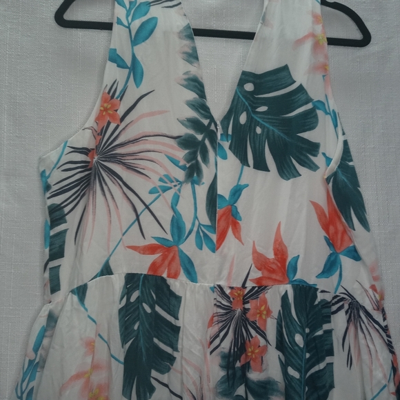 Gibson Latimer palm print maxi dress size xl - Picture 3 of 9